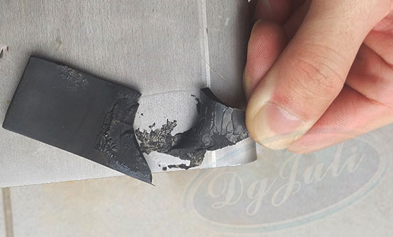 橡胶粘金属胶水粘接测试