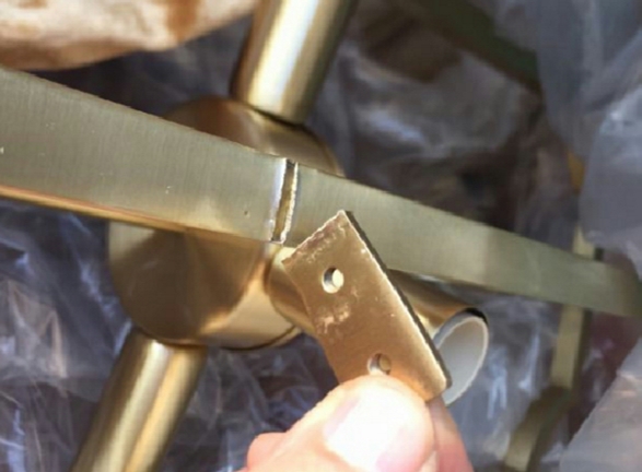 用环氧树脂AB胶粘铜支架