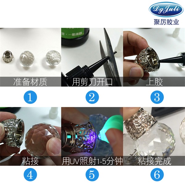 粘玻璃和金属的UV无影胶水