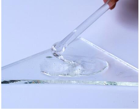 透明AB胶水，我选聚力胶水的能耐200度高温的透明环氧AB胶水