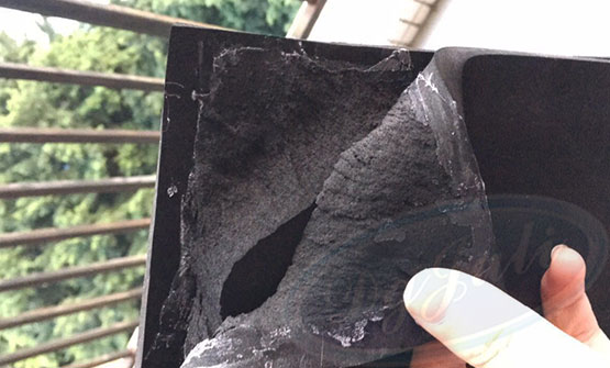 海绵专用胶水粘海绵和铁效果