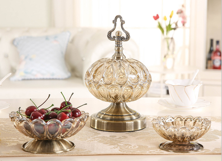 精美工艺，玻璃跟金属结合成的工艺 UV透明环保胶水